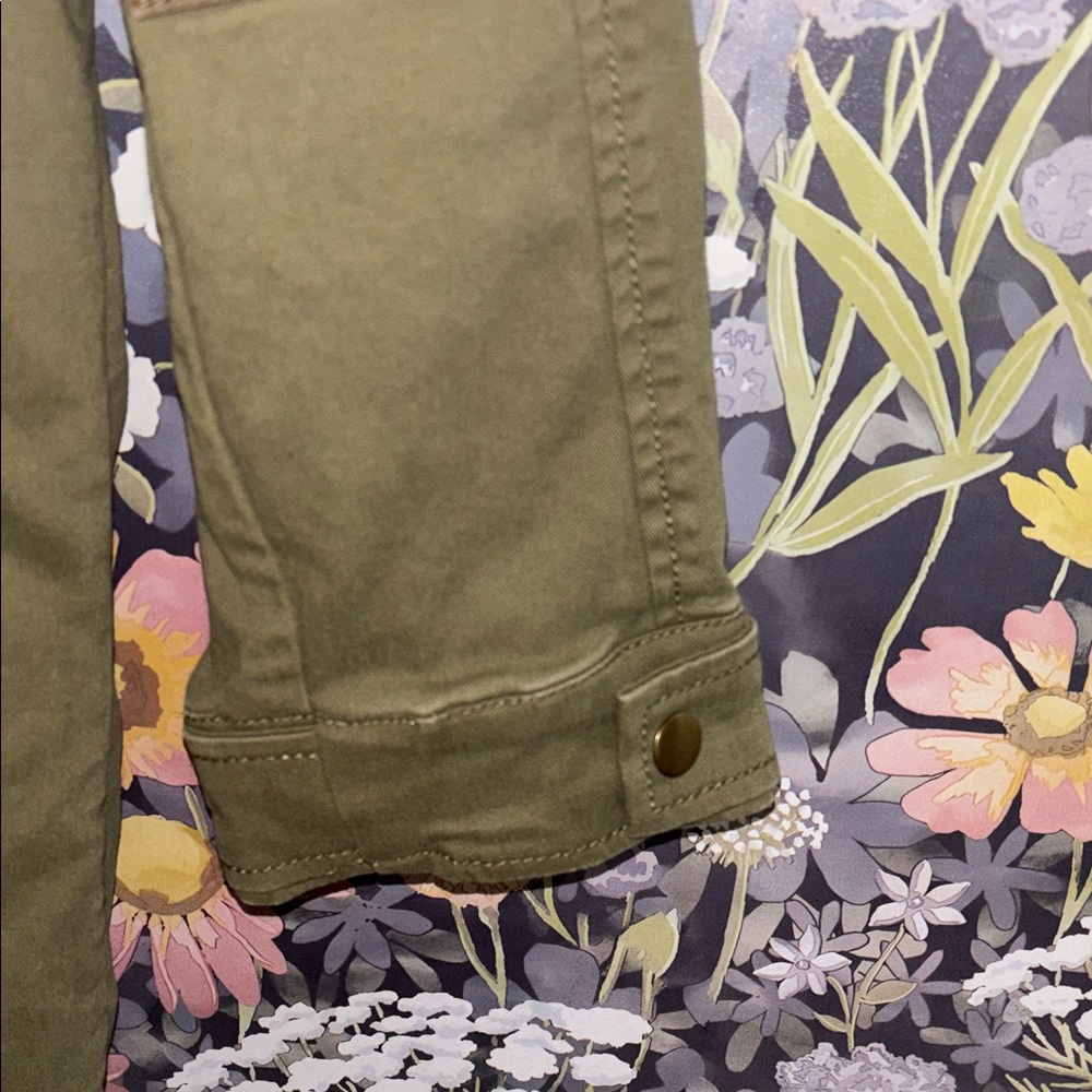 Gap Olive Utility Jacket With Removable Lining, D… - image 8